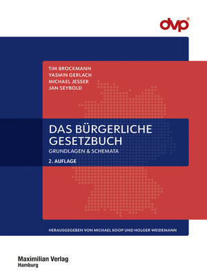 cover image of Das Bürgerliche Gesetzbuch